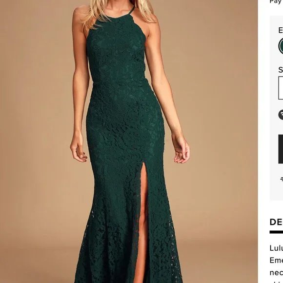formal dresses long sleeve lace Sexy Black Long Sleeve Split Lace Prom Dress Evening Dresses PG341 US10 / Custom Color